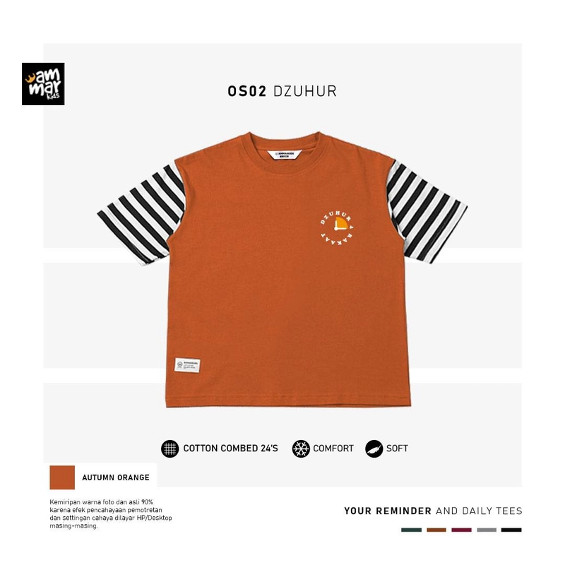 Product image Ammar Kids - Oversize Prayers Tees OS02 S Autumn Orange