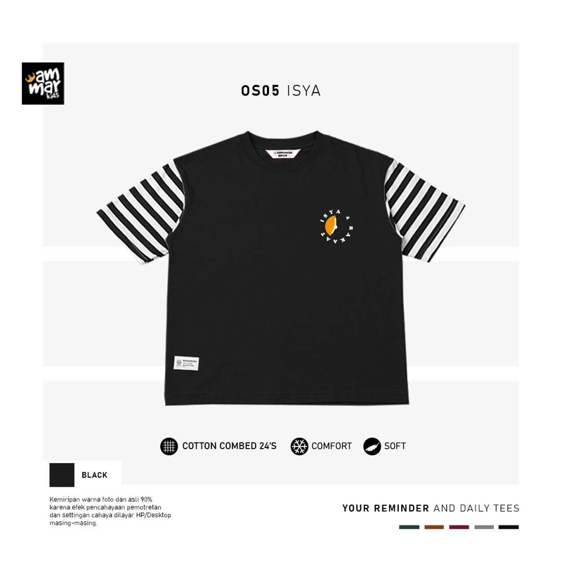 Product image Ammar Kids - Oversize Prayers Tees OS05 S Black