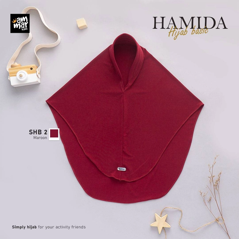 Product image Ammar Kids - Hamida Hijab Basic SHB2 S Maroon