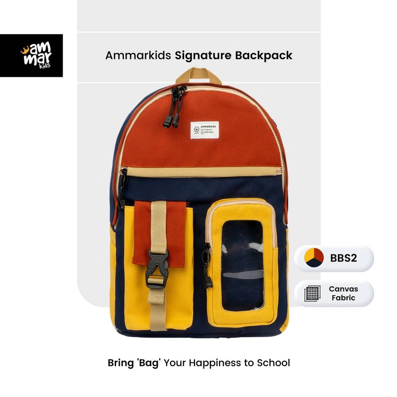 Product image Ammar Kids - Signature Backpack Earth Colour BBS2 300 G Earth Colour