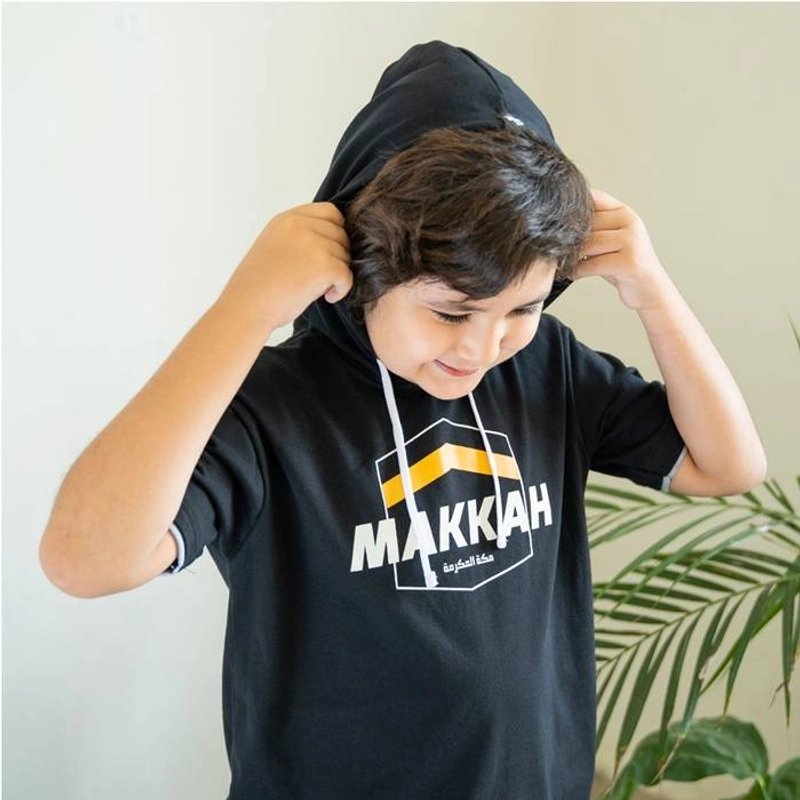 Product image Ammar Kids - T-Shirt Hoodie ATH03 S Biru Dongker