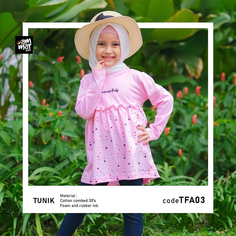 Product image Ammar Kids - Tunik Salur TFA03 S Pink