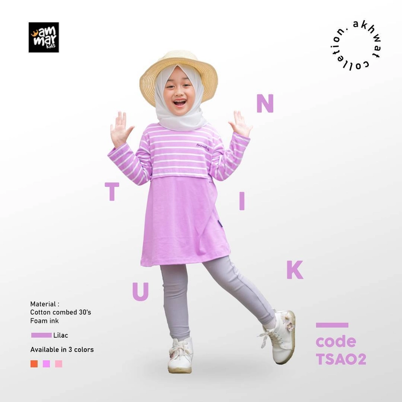 Product image Ammar Kids - Tunik Salur TSA02 S Lilac