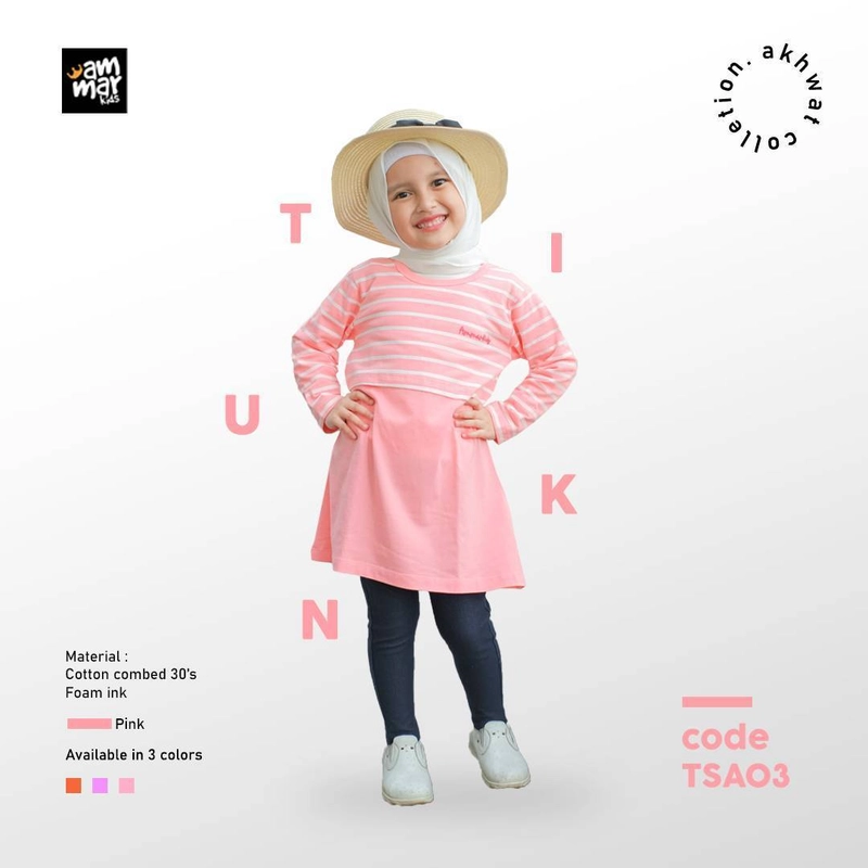 Product image Ammar Kids - Tunik Salur TSA03 S Pink