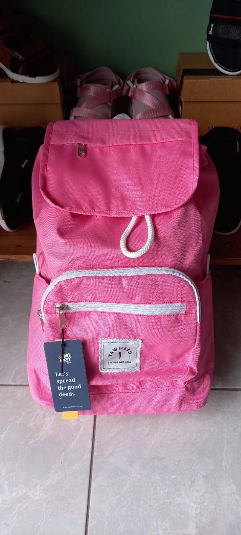 Product image Ammar Kids - Tawheed Medium Backpack Akhwat Pop Pink BMS4 300 G Pink