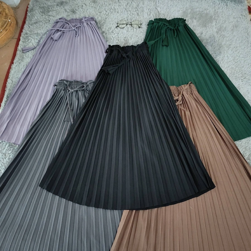 Product image Amha Collection - ROK PLISKET ANAK TANGGUNG 8-9 TAHUN ALL SIZE RANDOM