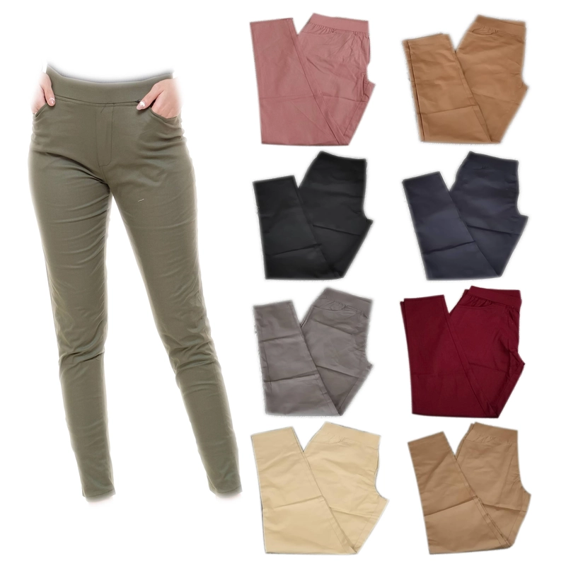 Product image Amha Collection - CELANA PANJANG WANITA LEGGING POLOS KATUN ALL SIZE L RANDOM