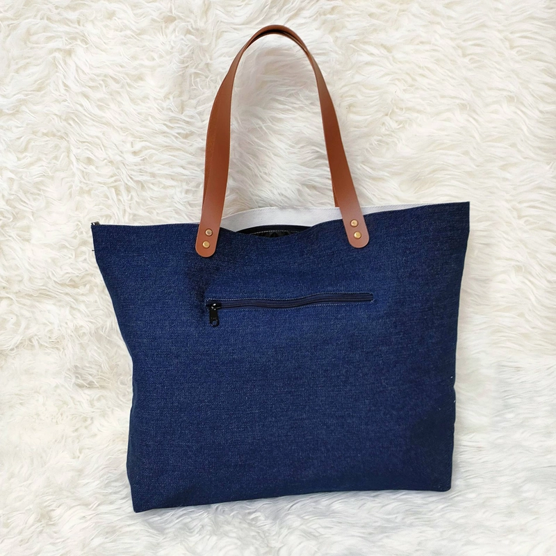 Product image Dewani - Totebag Jeans QUO 02 Tas Wanita Seri Quotes 49 X 35 X 10cm Jeans