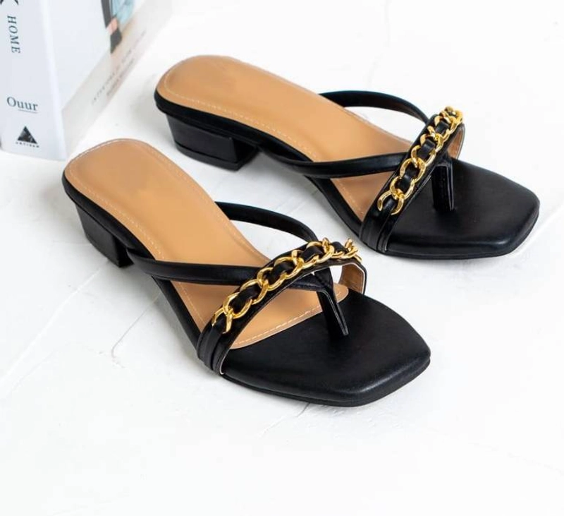 Product image apaastore - Sandal Heels Wanita haktahu 3 cm Ap-03 36 Hitam
