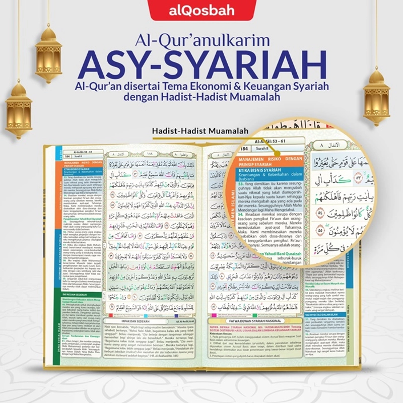 Product image Al Qosbah - Quran ASy-Syariah A4 A4 Random
