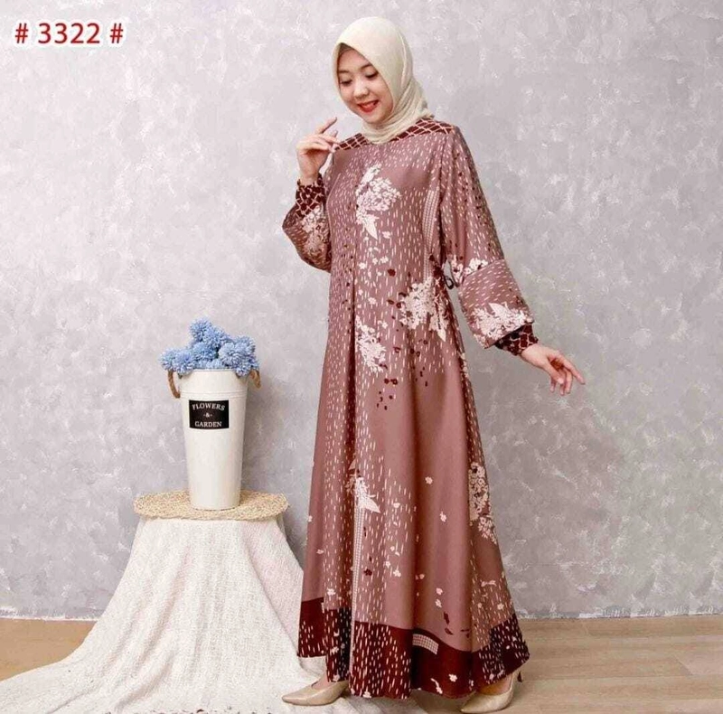 Celin Fashion - Dress Wanita Maxmara Rintik ( Coksu, 3, Pcs )