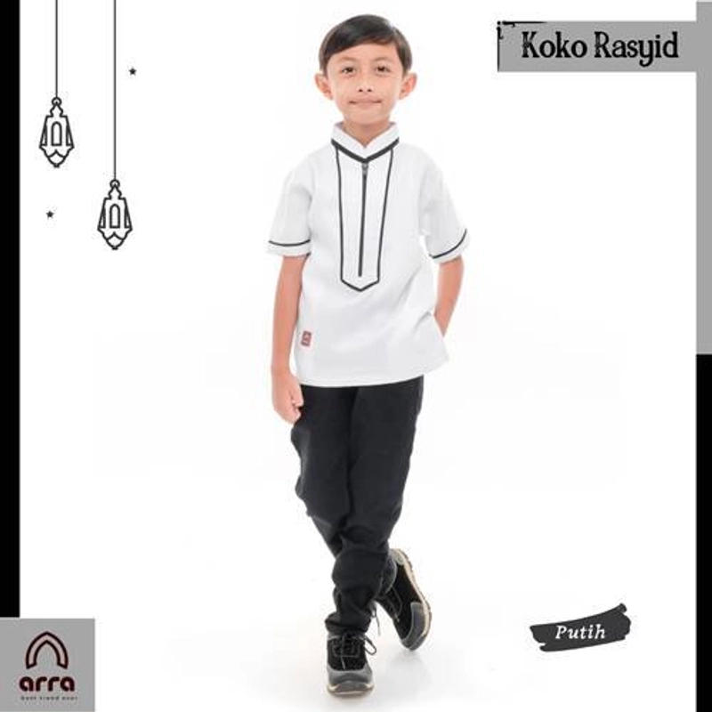 Product image Arra Koko Pakistan Rasyid Kids Putih S