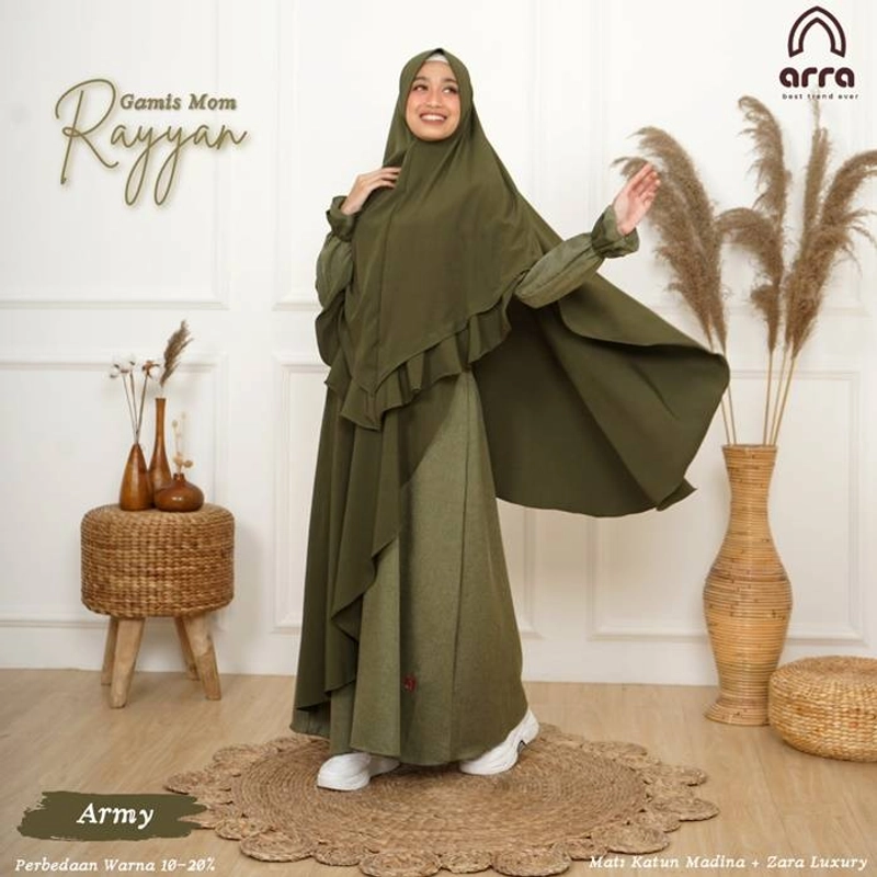Product image Arra - Sarimbit Rayyan 02 Army Ibu ( 3XL)