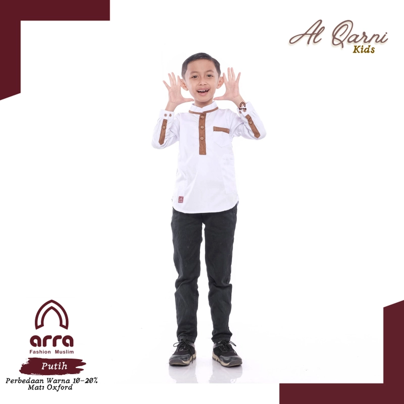 Product image Arra - Al Qorni Kids Koko Pakistan Putih S