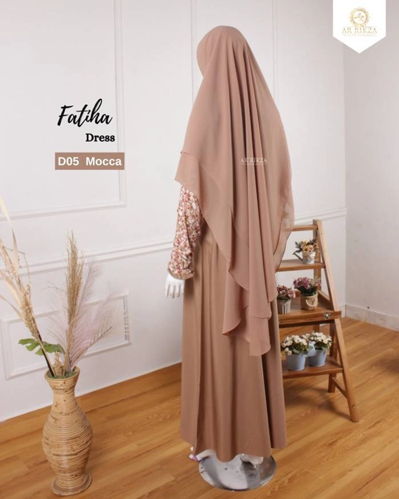 Product image Arrikza - Gamis Dewasa Fatiha S Mocca