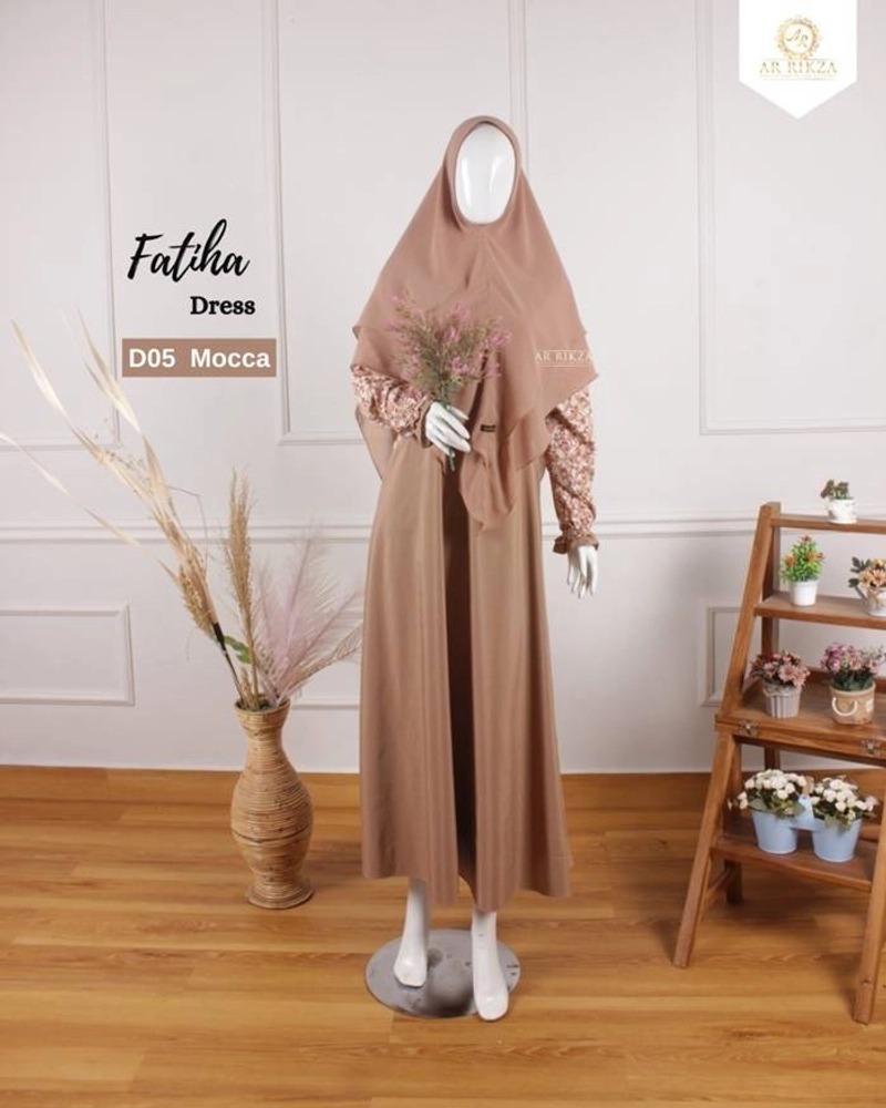 Product image Arrikza - Gamis Dewasa Fatiha S Mocca