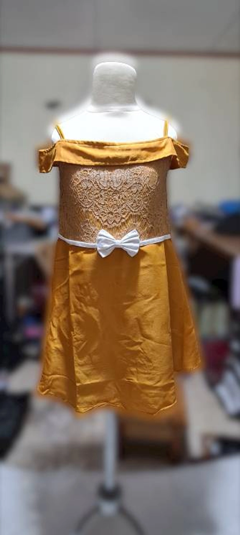 Product image Astro - Dress Anak CECI Realpict L MUSTARD