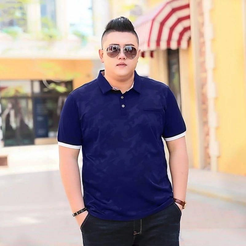 Product image Astro - Kaos Kerah Jumbo XXL KAZPA Realpict XXL NAVY