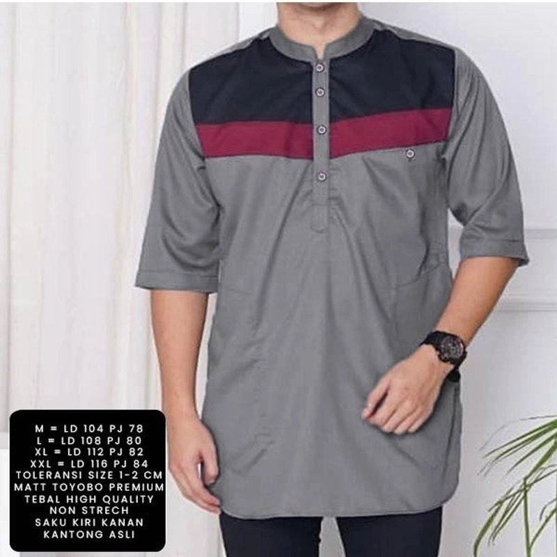 Product image Astro - Baju Kurta Koko Pria NDRFC M Abu