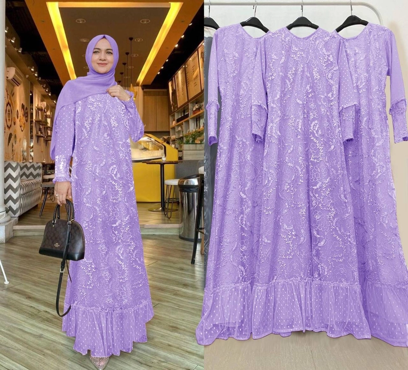 Product image Astro - Gamis Maxi Dress HUMCL REALPICT M LILAC