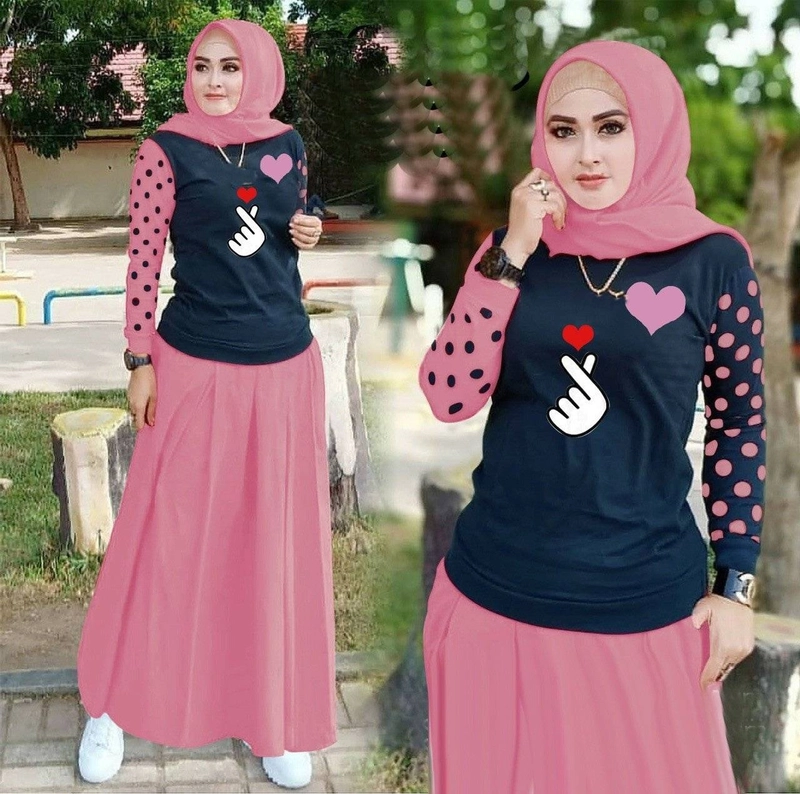Product image Astro - Setelan Rok wanita SAYCT Realpict M/L dusty
