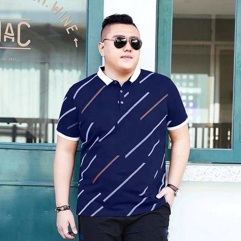 Product image Astro - Kaos Kerah Jumbo XXL BETPA Realpict XXL NAVY