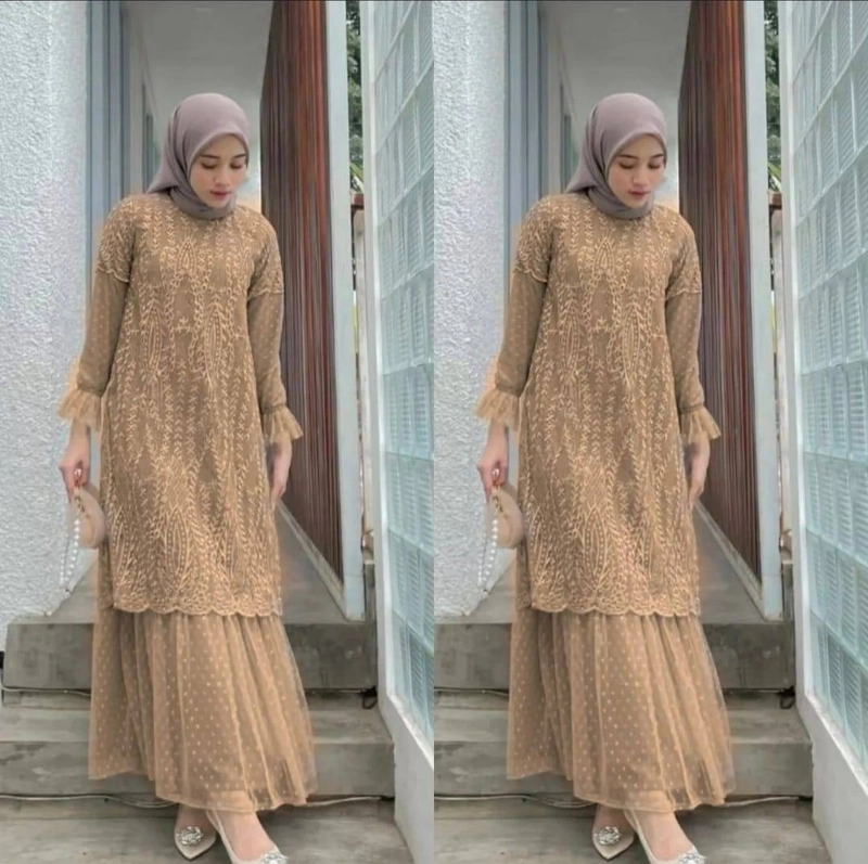 Product image Astro - Maxi Dress Wanita DOTOZ Realpict M/L Mocca