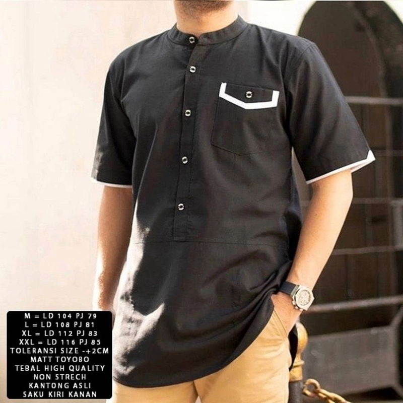 Product image Astro - Baju Kurta Koko HATFC M Hitam