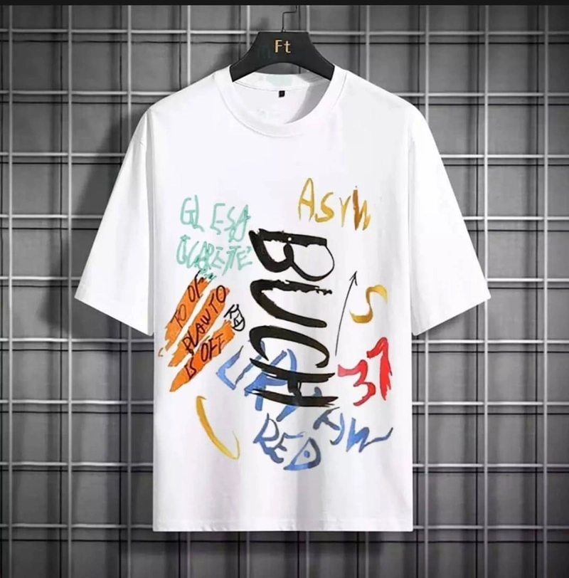 Product image Astro - Kaos Fashion Pria Pendek BUCHAO Realpict XL PUTIH
