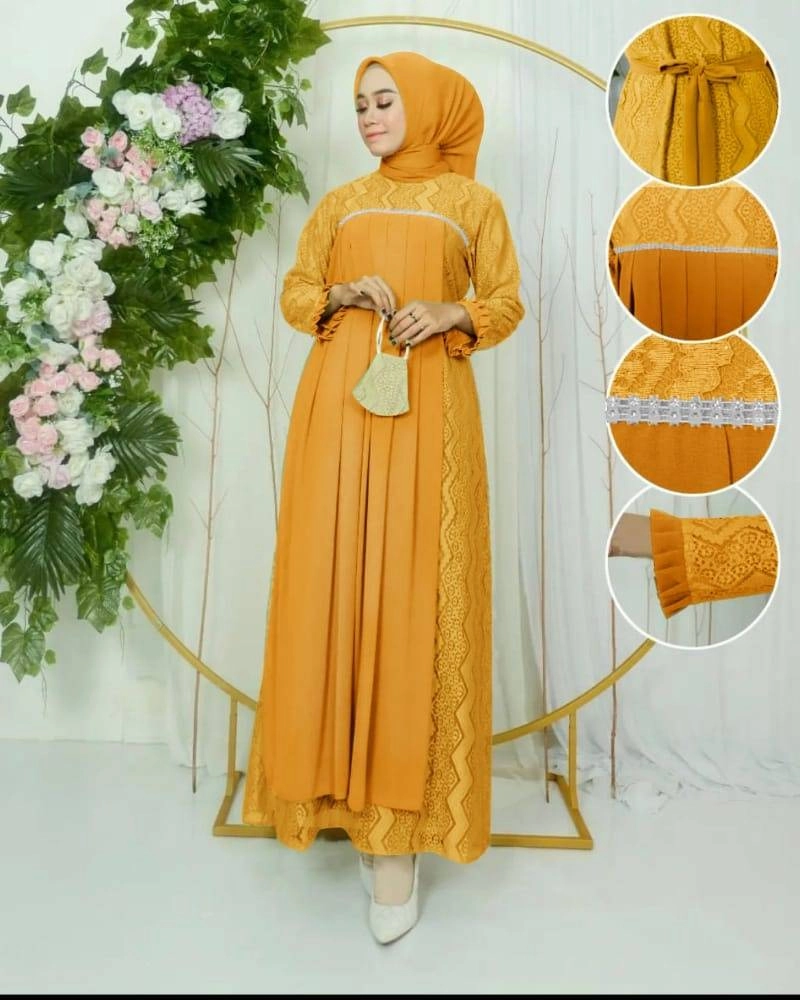 Product image Astro - Maxi Dress MALZY Realpict L Fit To XL MUSTARD