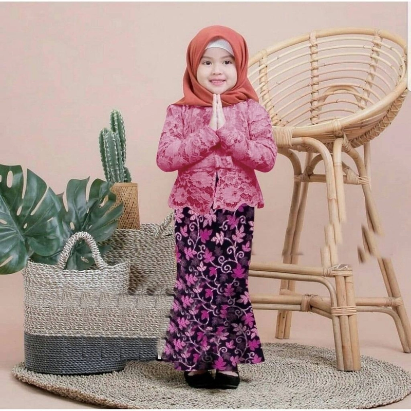 Product image Astro - Setelan Rok Kebaya Duyung 4-6thn AISRX Realpict 4 Sd 6thn Dusty