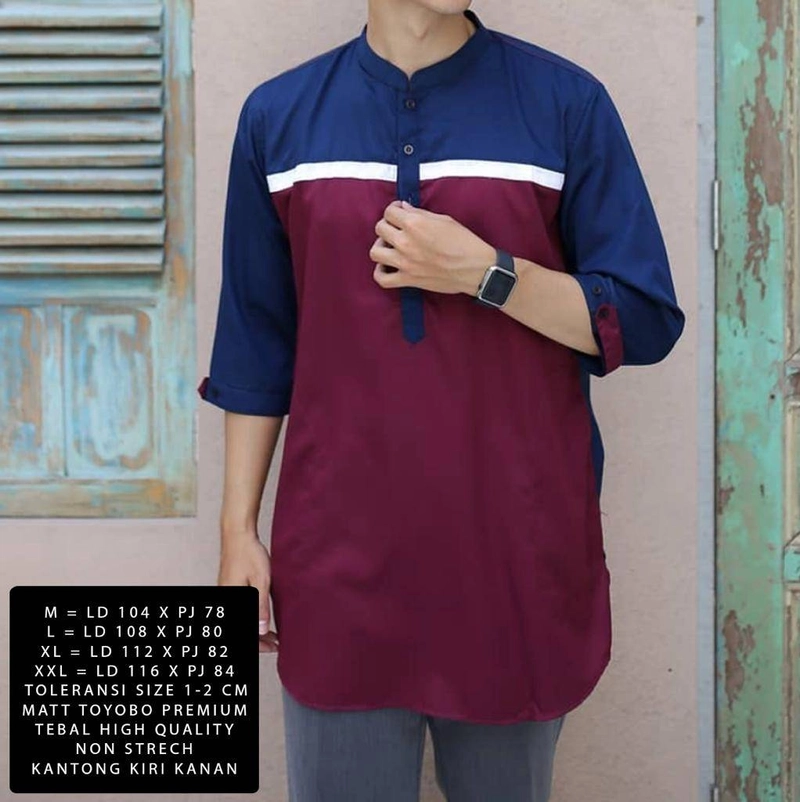 Product image Astro - Baju Kurta Koko Pria THOFC M Maron