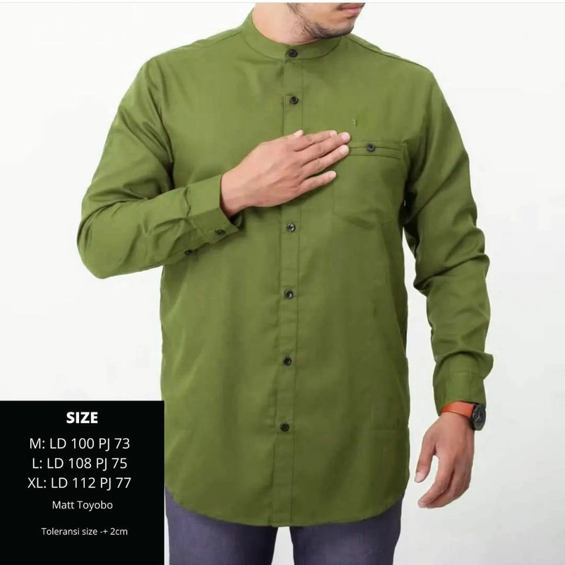 Product image Astro - Baju Koko Pria Terbaru OCEFC Realpict M ARMY