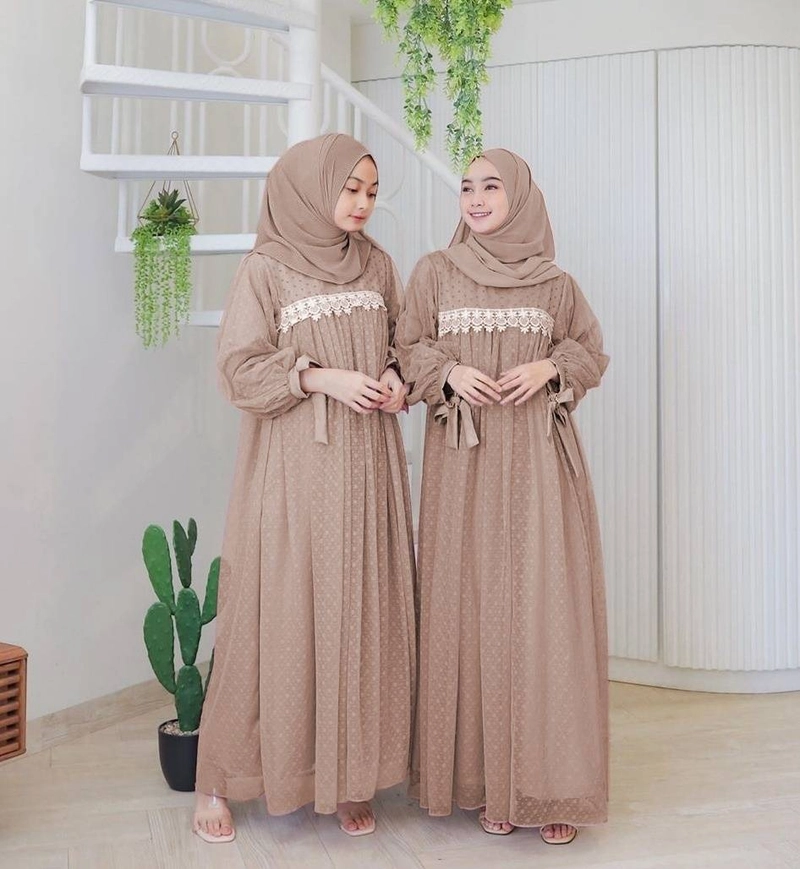 Product image Astro - Maxi Dress Wanita IVOOZ Realpict M/L Mocca