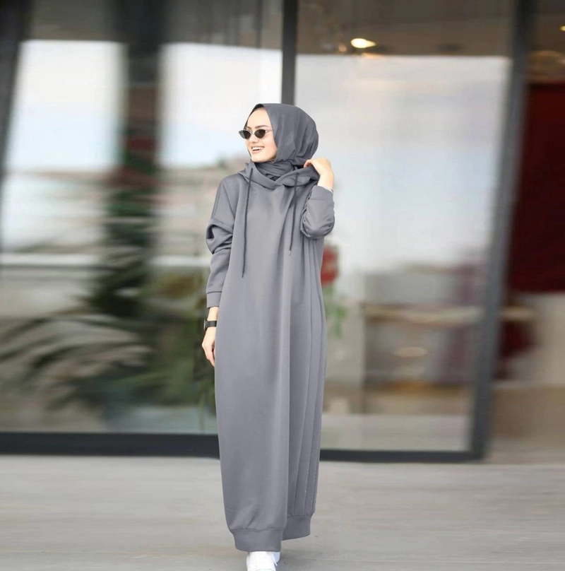 Product image Astro - Maxi Dress Wanita IREOZ Realpict L Fit To XL Abu