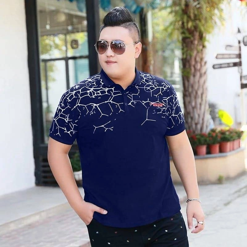 Product image Astro - Kaos Kerah Jumbo XXL THOPA Realpict XXL NAVY