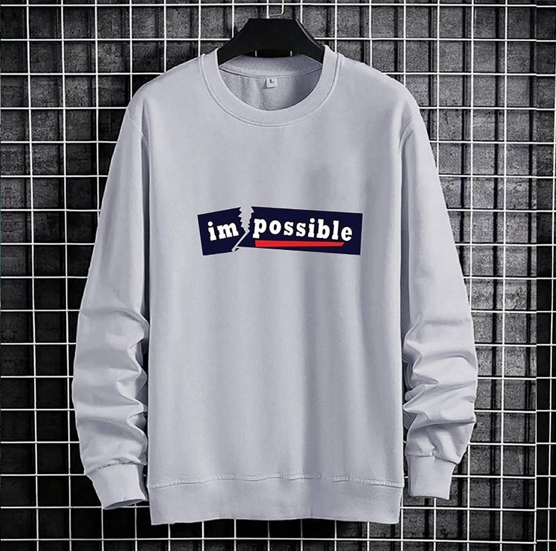 Product image Astro - Sweater Pria Terbaru IMPAO Realpict M-L ABU
