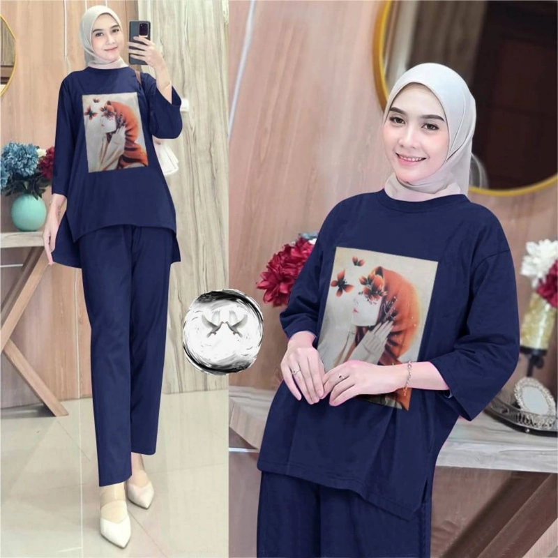Product image Astro - Setelan Celana Wanita NABFH Realpict L Fi To XL Navy