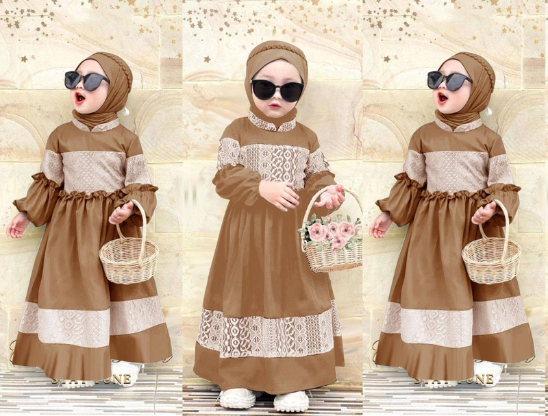 Product image astro - maxi dress anak COLCL realpict M MOCCA