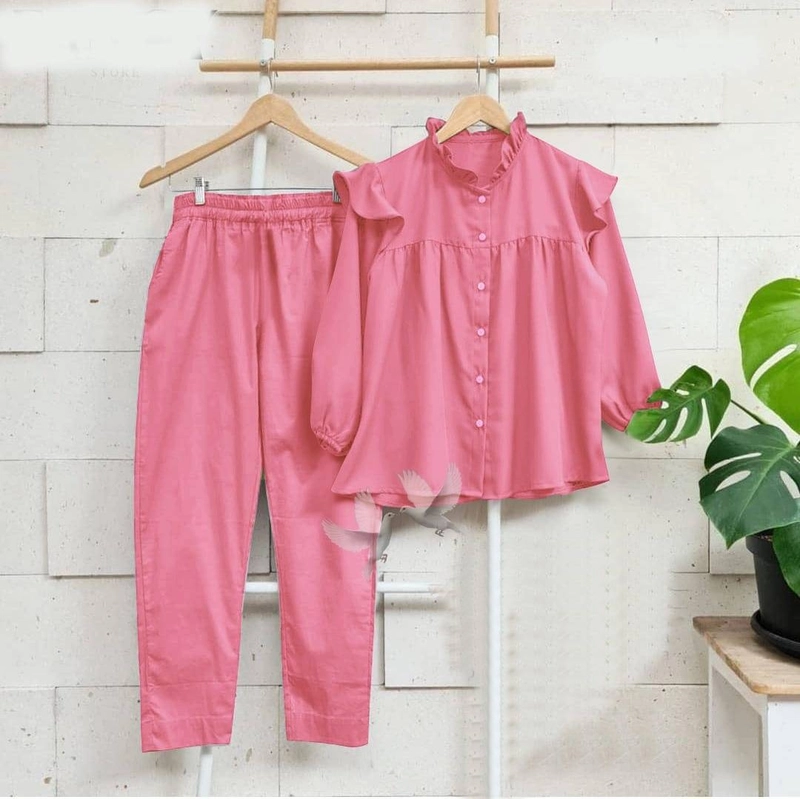 Product image Astro - Setelan Kulot Wanita TANFH Realpict XL FIT TO XXL Dusty