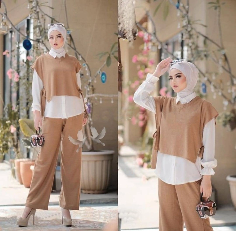 Product image Astro - Setelan Kulot Wanita GITFH Realpict L FIT TO XL Coksu