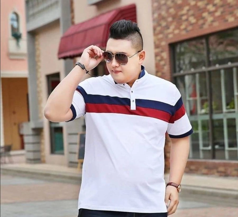 Product image astro - kaos kerah jumbo xxl ZENPA realpict XXL putih