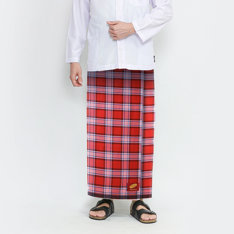 Product image Sarung ATLAS Premium 550 Kombinasi Merah all variant all variant