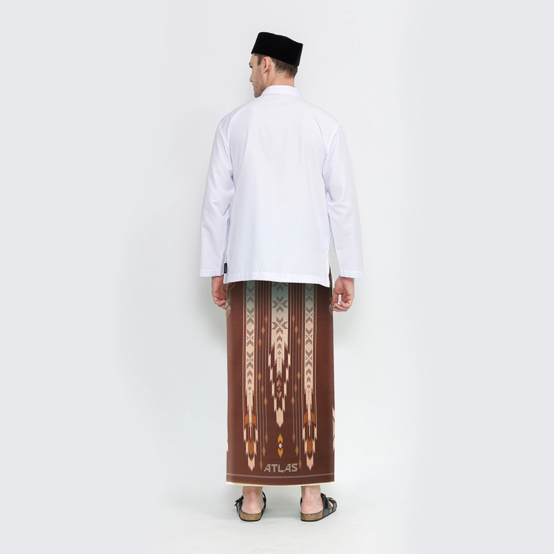 Product image Sarung ATLAS Idaman 555 Kembang Motif BHS SGE Coklat 01 all variant all variant