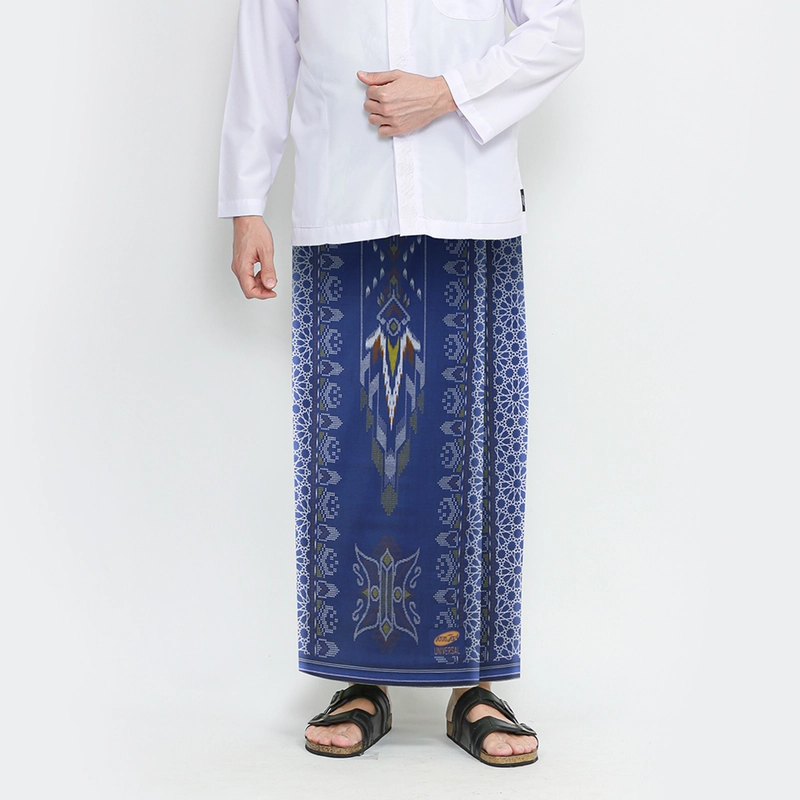 Product image Sarung ATLAS Universal 635 Kembang Motif A5 PEB Biru Tua all variant all variant