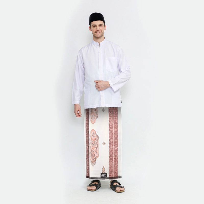 Product image Sarung ATLAS Silver Super Premium 980 Motif A9 JGL Putih Merah all variant all variant