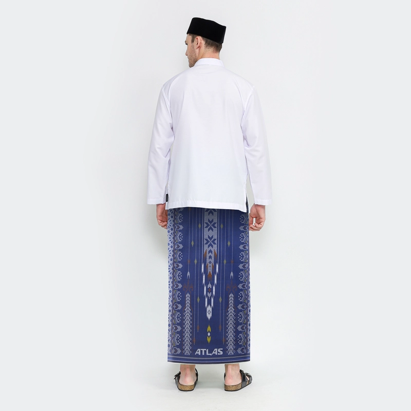 Product image Sarung ATLAS Universal 635 Kembang Motif A5 PEB Biru Tua all variant all variant