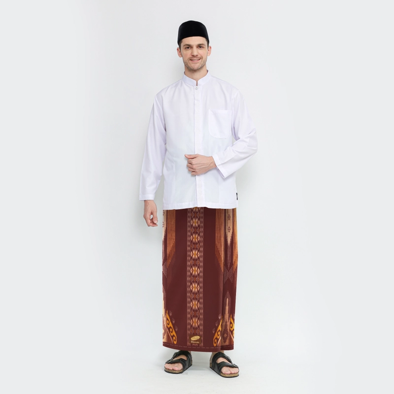 Product image Sarung ATLAS Idaman 555 Harmoni Motif BHS SGD 01 Coklat all variant all variant