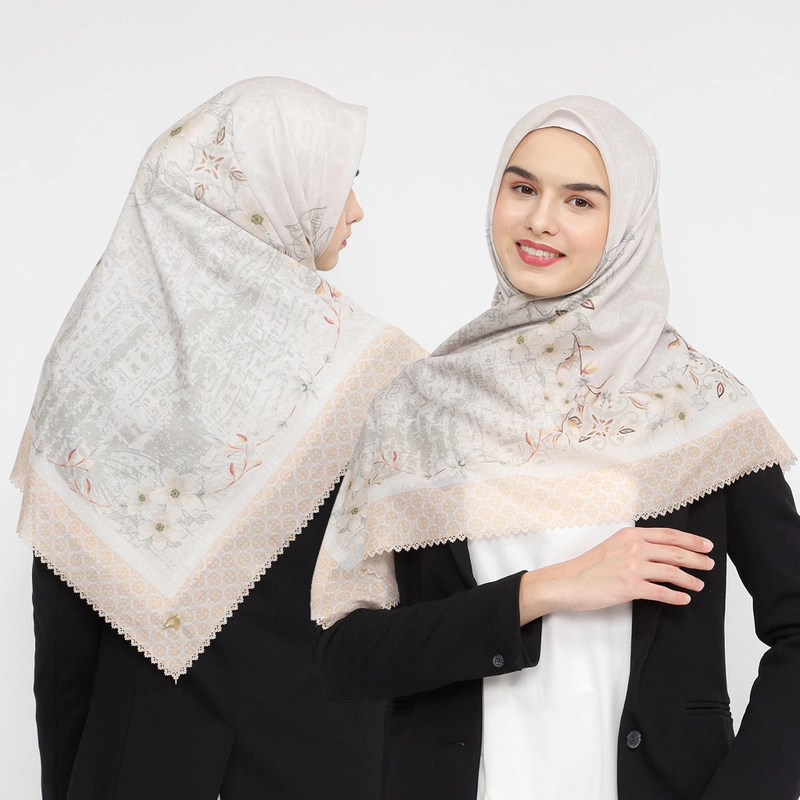 Product image Atlas Hijab Super Premium Maroccana Kerudung Segi Empat all variant GREY