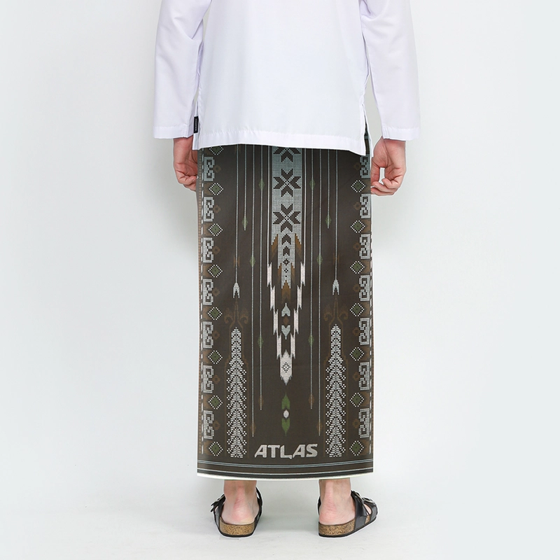 Product image Sarung ATLAS Universal 635 Kembang Motif A5 PEC Olive all variant all variant